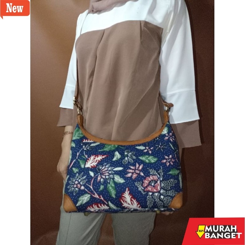 tas jinjing wanita tas batik kulit wanita/ tas batik kulit jogja
