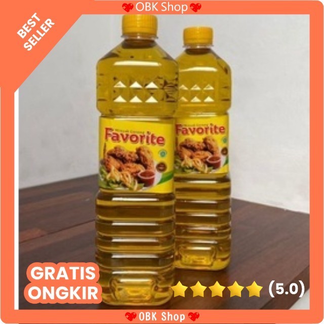 

Minyak Goreng Murah Favorite kemasan botol 250ML / Minyak Goreng Murah Promo Live Grosir