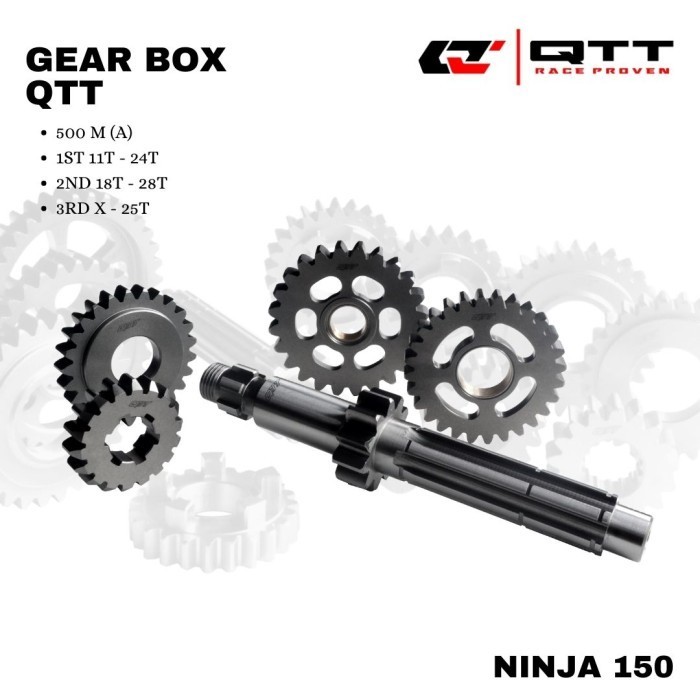 Gear Rasio Gear Box qtt Ninja KR R  RR 500M