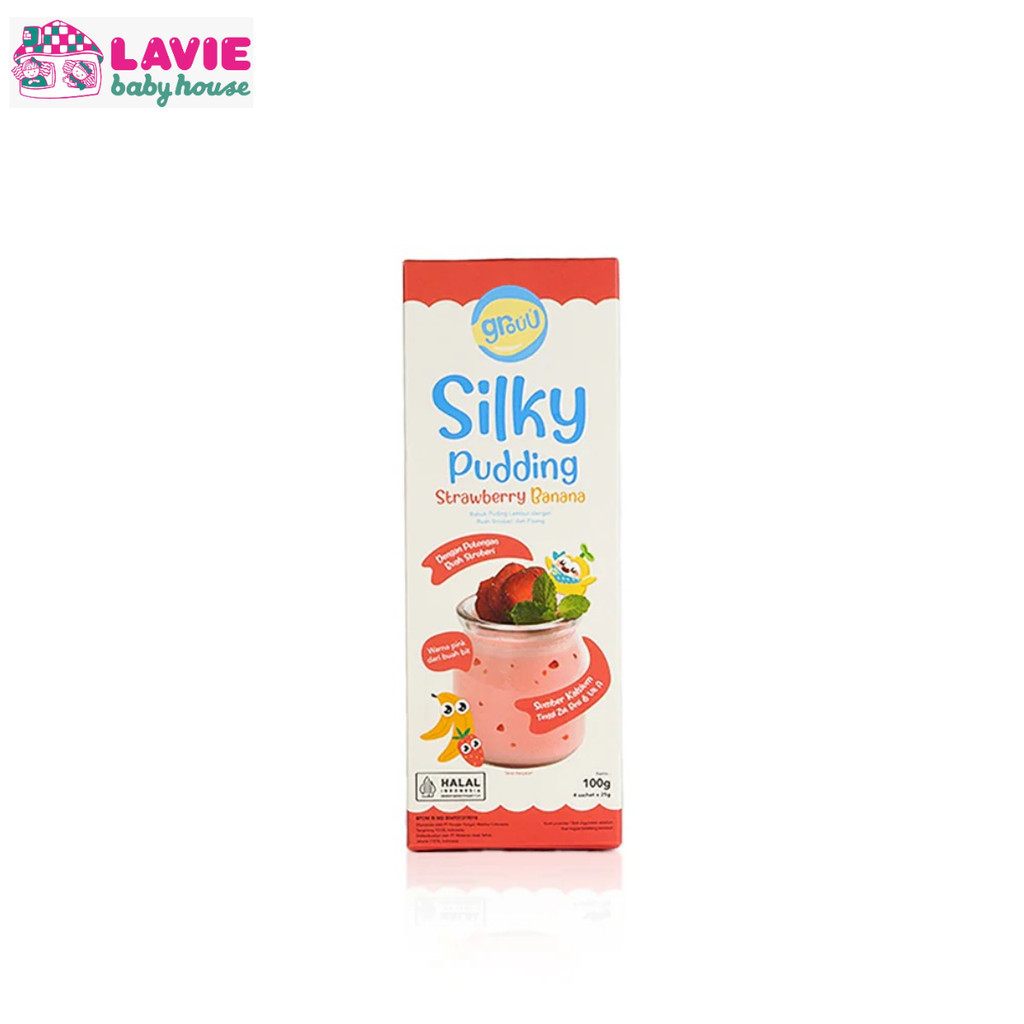 

Grouu Silky Pudding Strawberry Banana