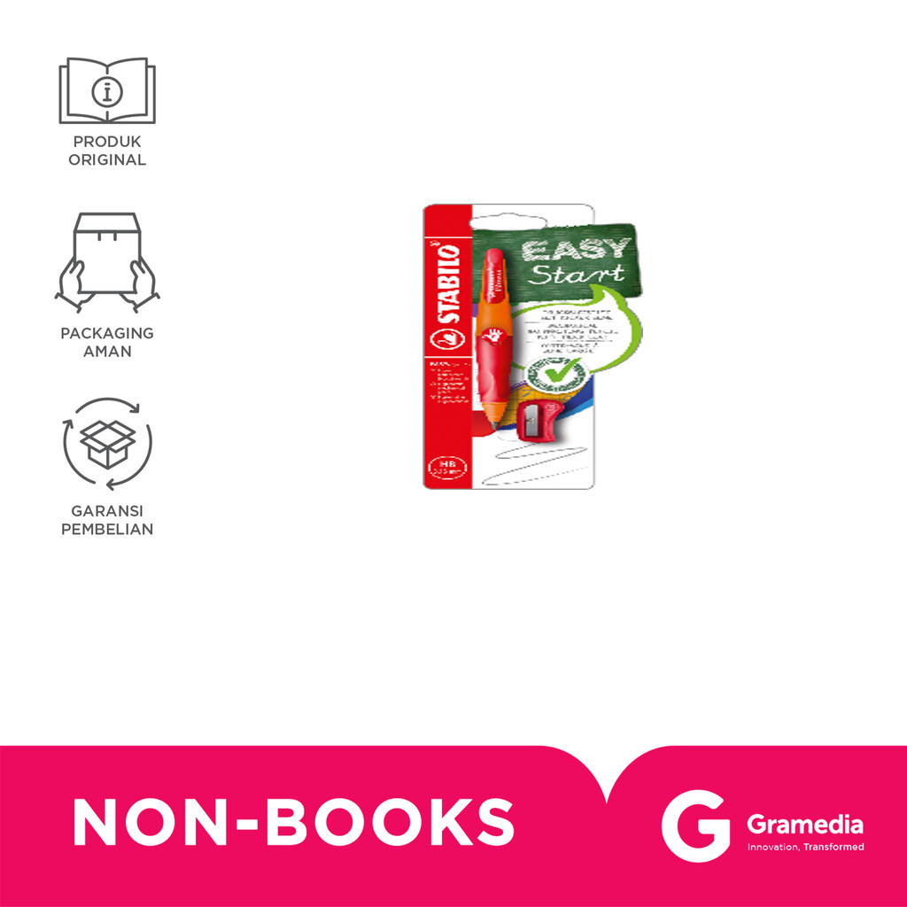 

Stabilo Easyergo Mech. Pencil 3.15 Start Right Orange/Red Blister