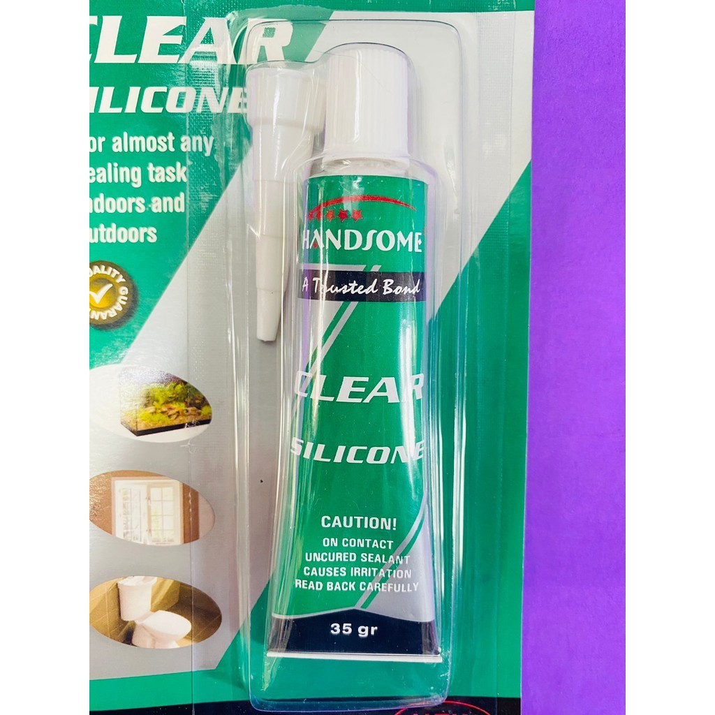 

Lem Kaca Lem Silicon Sealant Tube Lem Aquarium Kecil 35gram dr HANDSOME