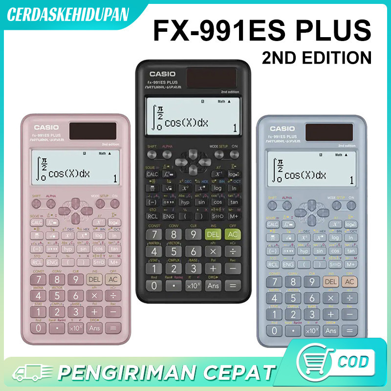 

FX-991ES-Plus Scientific Calculator - Kalkulator Alat Hitung Casio