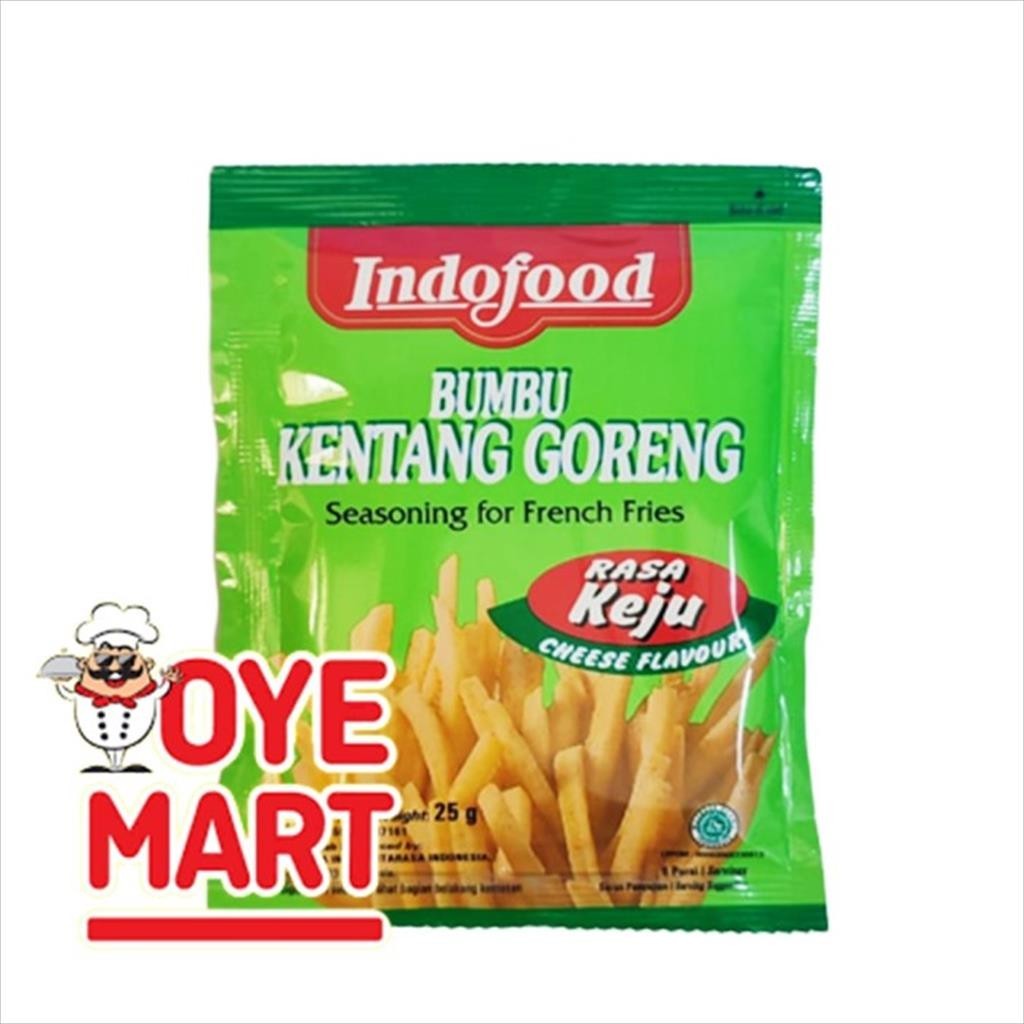 

INDOFOOD BUMBU KENTANG GORENG RASA KEJU 25GR