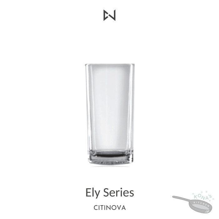 Citinova Ely 345 ML Set - 6 Pcs (ELY) / Gelas Kaca Citinova Seri Ely (6 Pcs)