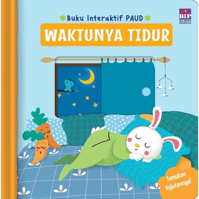 Buku Interaktif Paud : Waktunya Tidur Gramedia