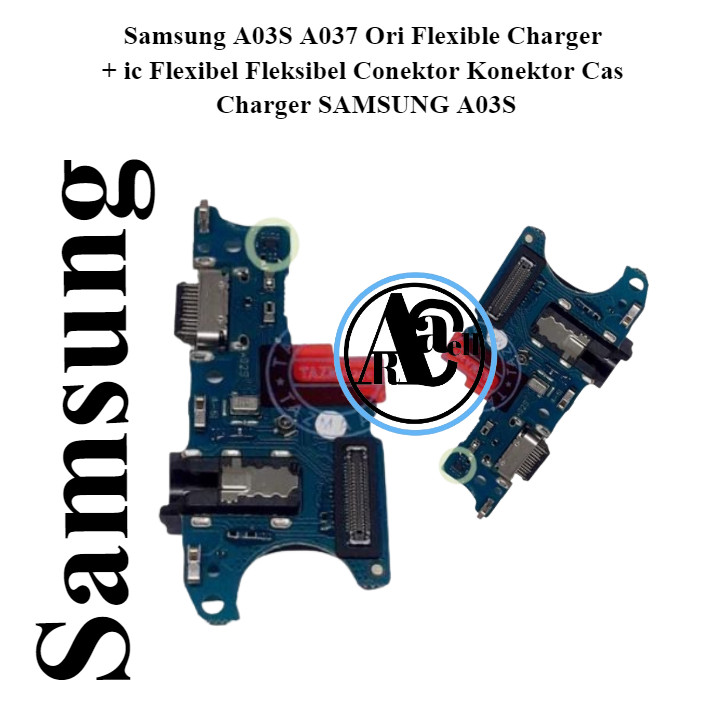 Samsung A03S A037 Ori Flexible Charger + ic Flexibel Fleksibel Conektor Konektor Cas Charger SAMSUNG