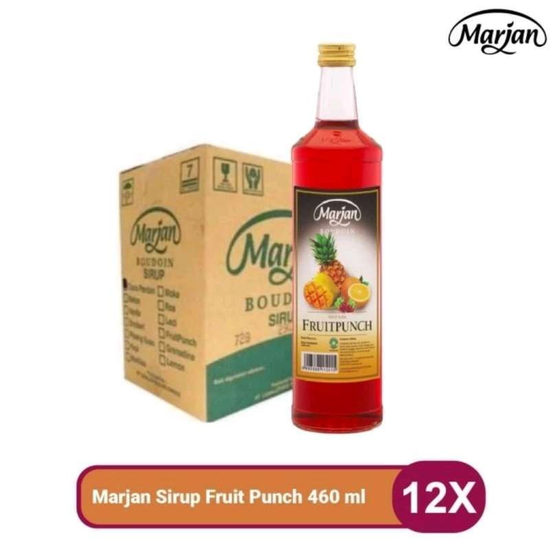 

Marjan Sirup Rasa Fruit Punch 1 Karton (460ml x 12 Botol)