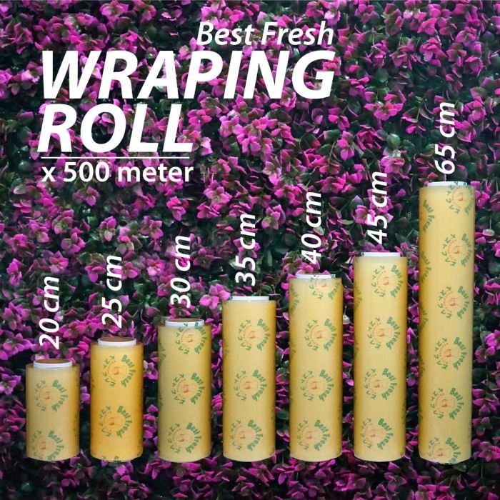 Plastik Wrap - Wrap Roll 45 cm x 500 m - Best Fresh