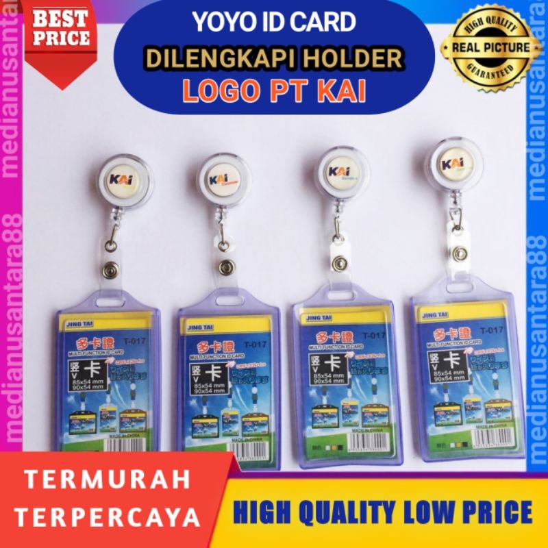 

PT. KAI Yoyo Id Card Holder Logo KAI Transfaran