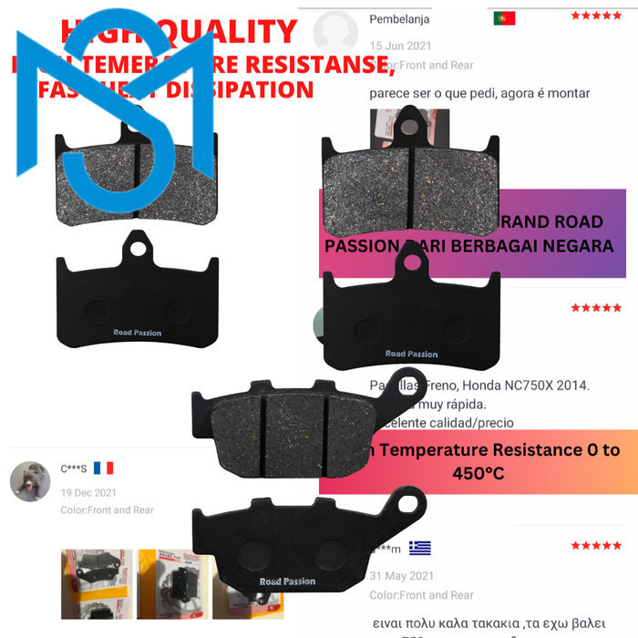 Kampas Rem  HONDA CB400FII Super Four 1997 CB400FIII SF Version S 1996 CB 400FII 400FIII CB400 FII F