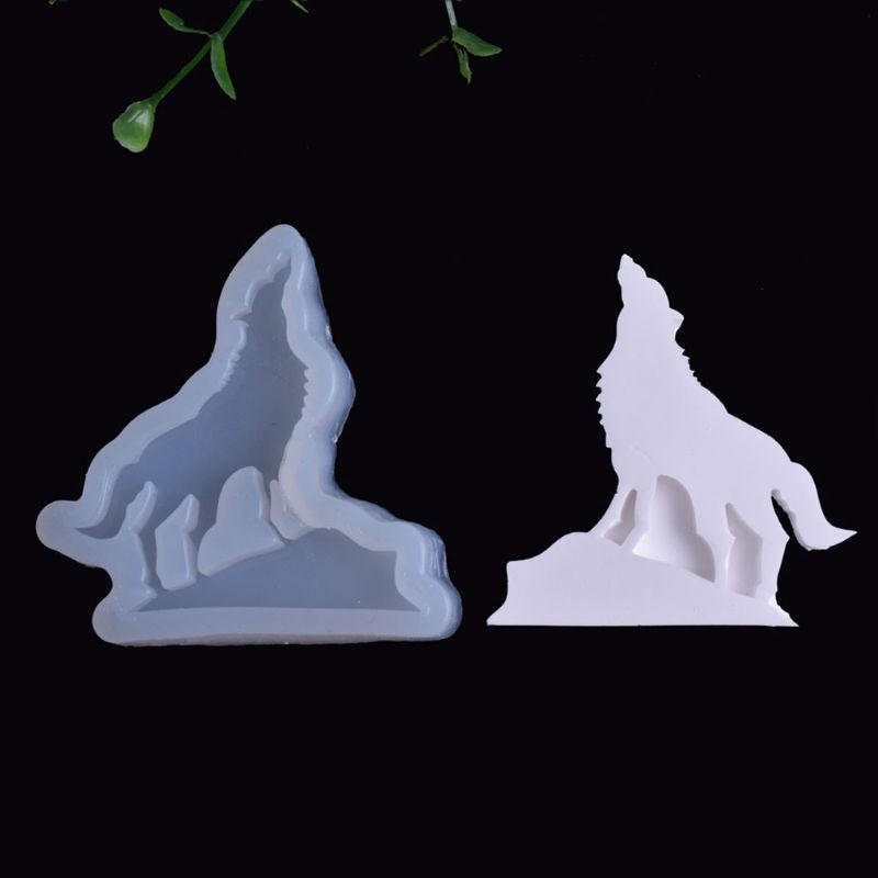 

DIY Wolf Butterfly Monkey Train Pendant Silicone Resin Mold Jewelry Making Tools