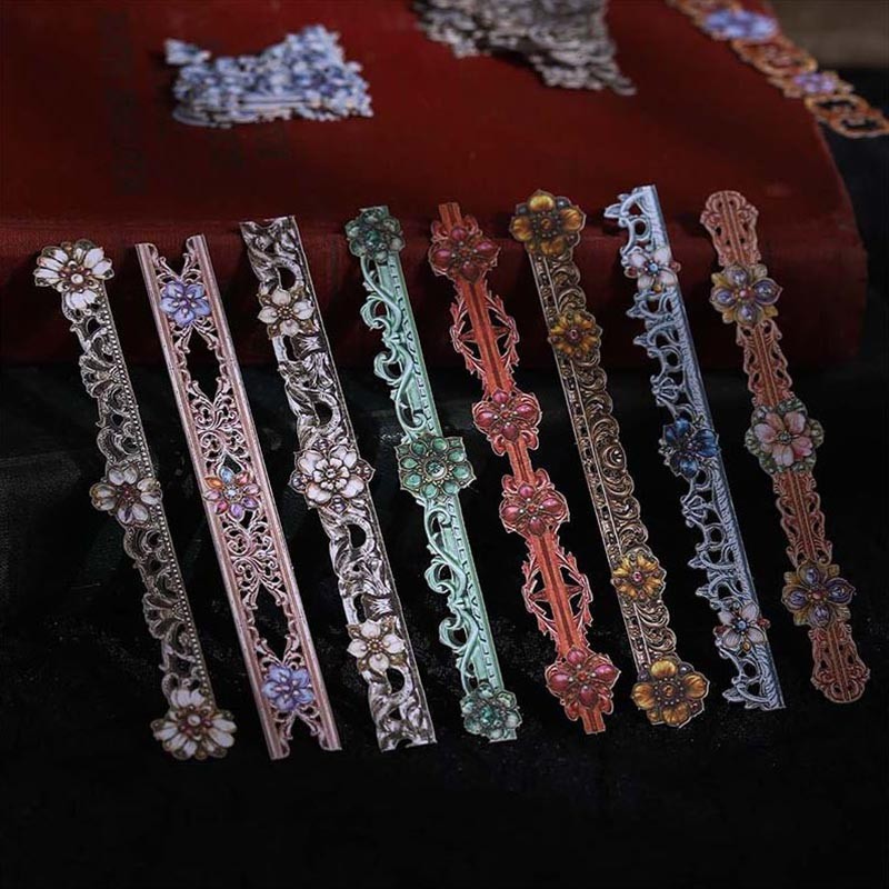 

20Pc/Pack Glass Window Series DIY Corner Stickers Scrapbooking Stick Label Diary Stationery Album Journal Sticker Kawaii School