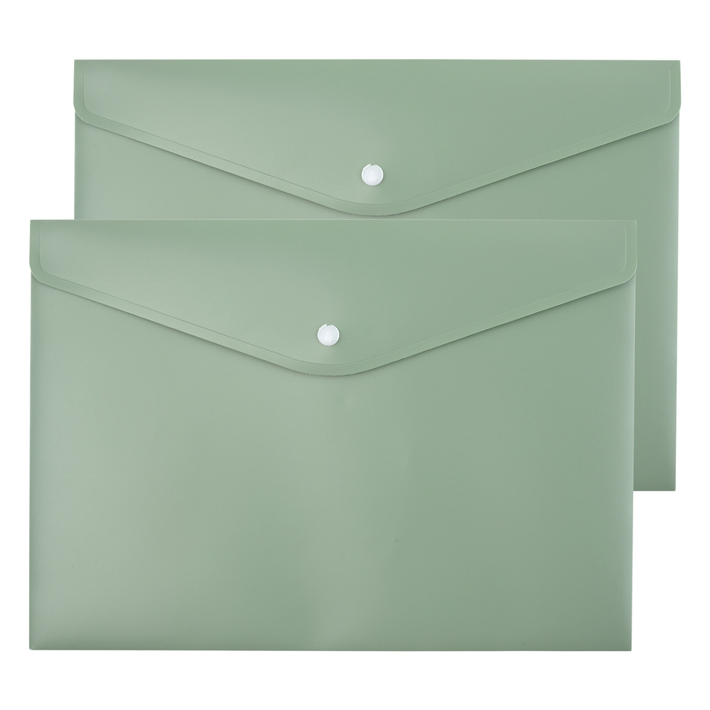 

A4 Transparent File Bag Business Office Data Storage Bag Pp Snap Water Resistant File Portfolio Paper Office Organizer