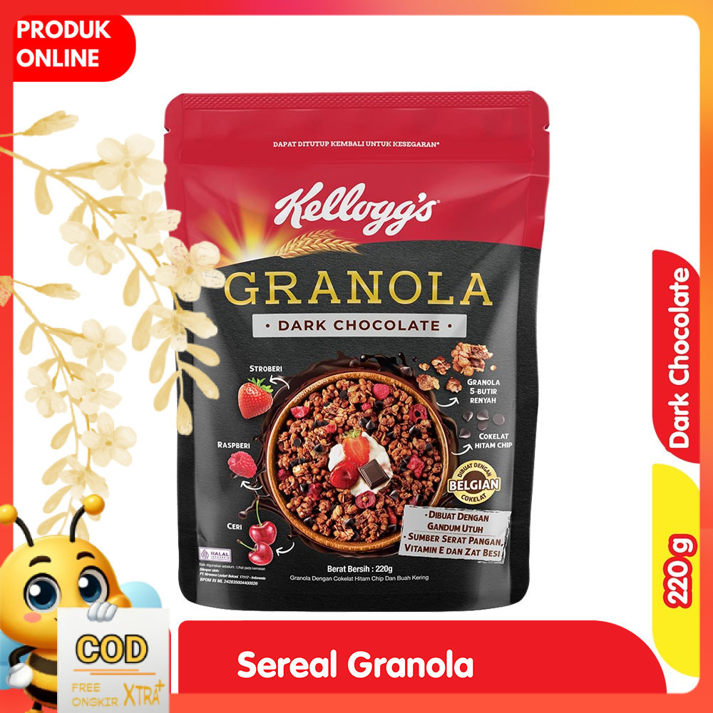 

Kellogg's Sereal Granola Dark Chocolate Pouch 220 g