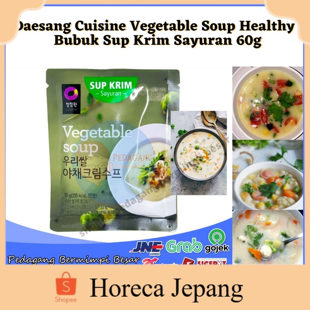 

Daesang Cuisine Vegetable Soup 60gr | Bubuk Sup Krim Sayuran