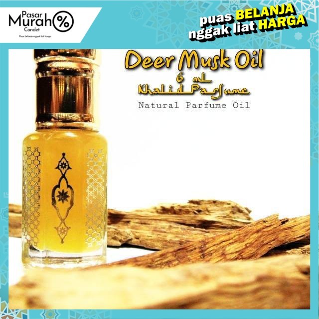 original Parfum Deer Musk Oil atau Kasturi Kijang Oil 6 ML Original Import Arab Saudi