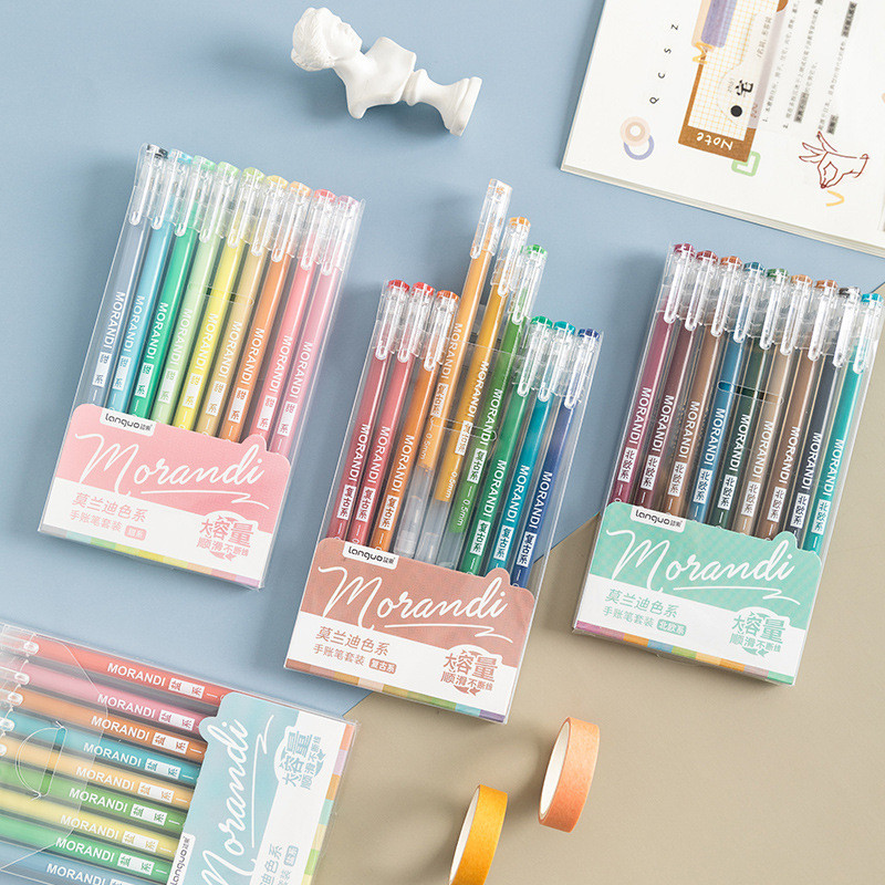 

Pulpen Gel Warna Premium Color 0.5mm Pena Gel Warna Morandi Pena Drawing Pen-Hibio Present