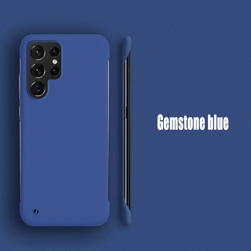 Ultra Thin Frameless Matte Skin Friendly Hard PC Kasus Untuk Samsung S25 Ultra Plus S24 S23 S22 Ultr