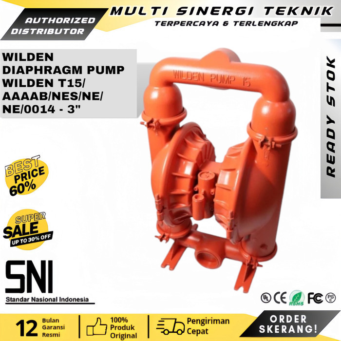 WILDEN DIAPHRAGM PUMP WILDEN T15/AAAAB/NES/NE/NE/0014 - 3" - NEOPRENE