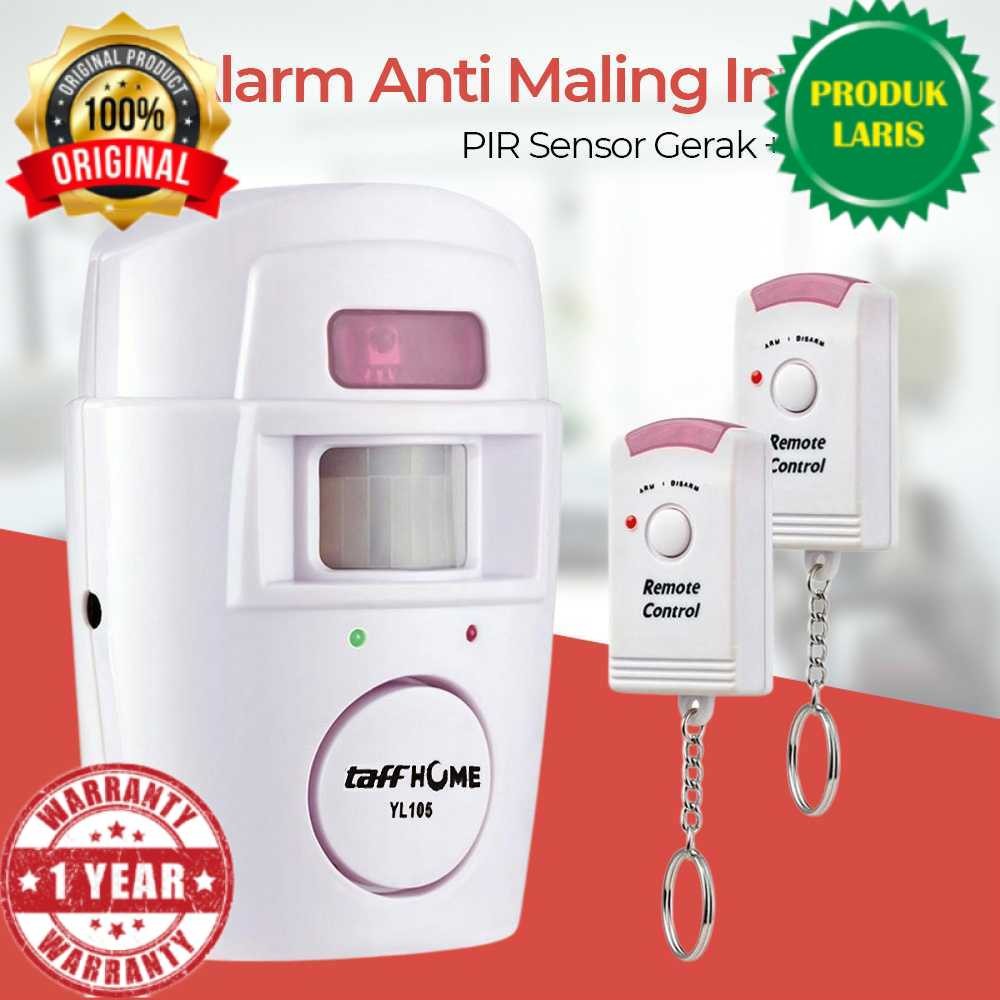 Alarm Anti Maling Sensor Gerak Lemari Smart Untuk Security Infrared Toko Pintu Motion Remot Remote T