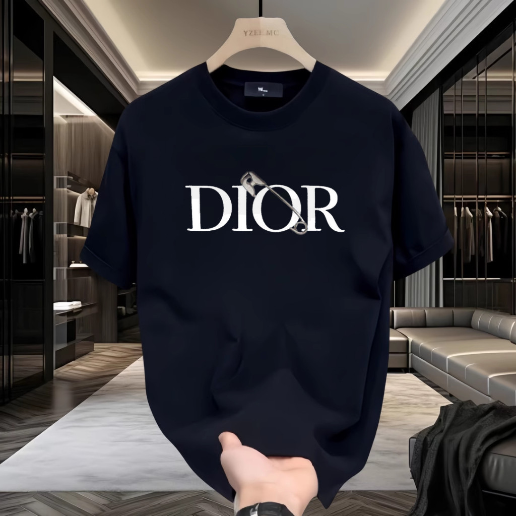 kaosKaos Pria DIOR, Produk Baru Pertama di Musim Panas, Versi Premium dari Kaos Lengan Pendek DIOR, 