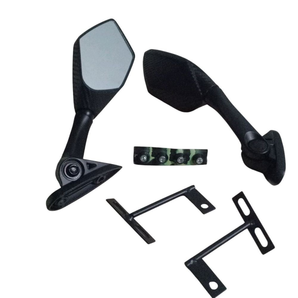 Spion Model Ninja 250 Carbon/ Spion Carbon Nmax CBR150 N250 CBR250/ Spion Lipat dengan Tangkai Tangg