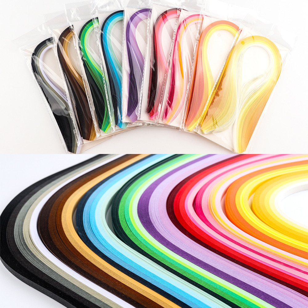 

Quilling Paper Strips Set 1000 Strips 5 Mm Precision Cut Paper Great for Diy Home Decoration, Birthday Giftpaper Quilling Tools