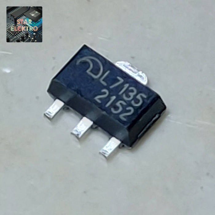 DnG27 L7135 Sot-89 AMC7135PKFT MEL7135 AMC7135 350mA Regulator Arus 7135 - 3 pcs