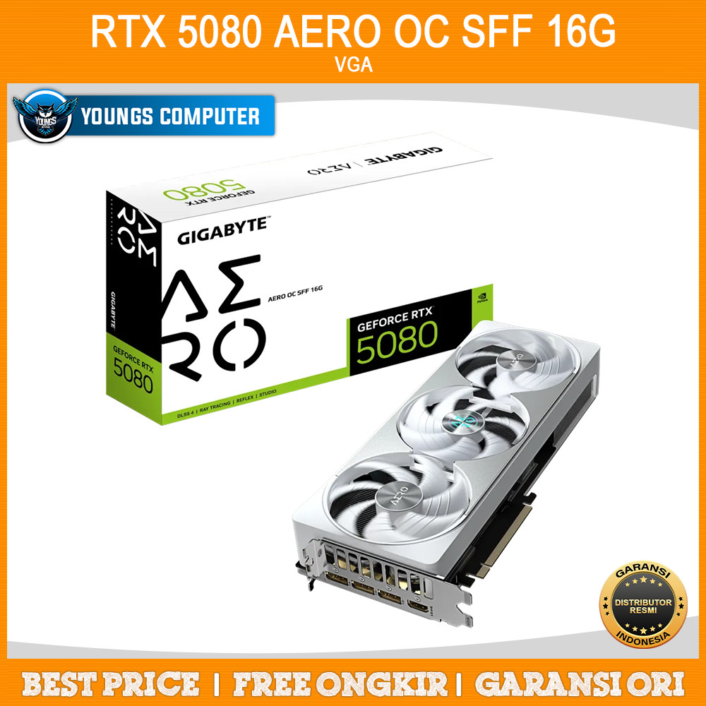 VGA GIGABYTE GeForce RTX 5080 WINDFORCE AERO 16G OC SFF | RTX5080 16GB GDDR7
