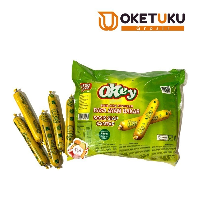 

Sosis Ayam Okey Siap Makan isi 30pcs - Sosis Bakar Okey pusat grosir termurah murah meriah