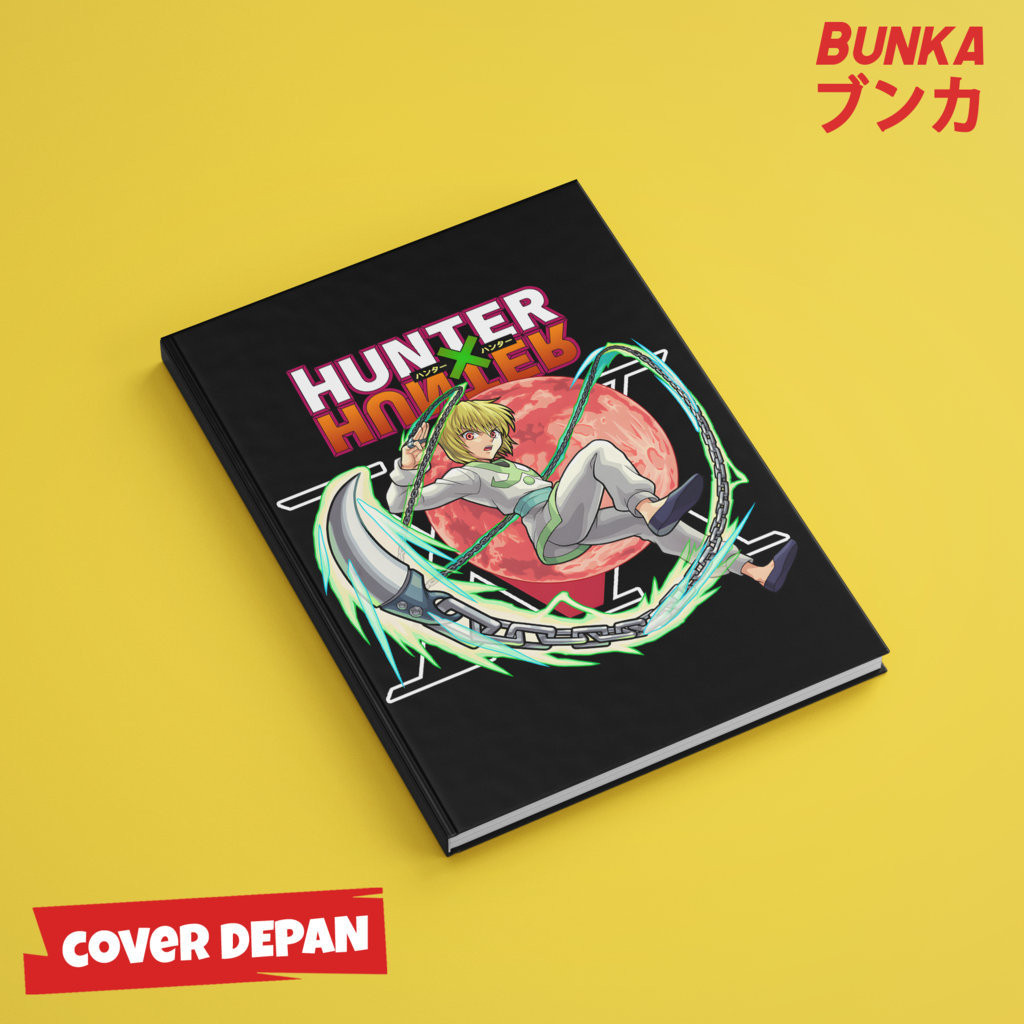 

Note Book Aesthetic Anime Hunter x Hunter Kurapika Design Hardcover A5 Buku Tulis Catatan Notes Agenda Planner Jurnal vintage buku catatan story book kado anniversary valentine cowok cewek murah