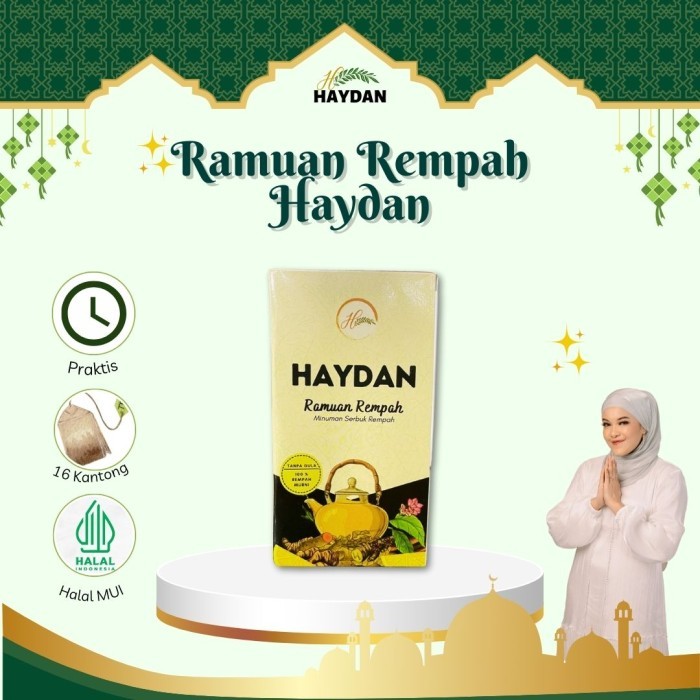 

Teh Detox HAYDAN | Teh Celup Rempah | JSR | Imunitas | Ramuan Rempah Haydan