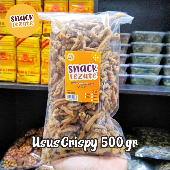 

AZ Ready Kripik Usus Ayam Super Original 1 Kg Murah Enak, Gurih, Renyah Usus Kiloan Usus Crispy Kripsus - 500gr