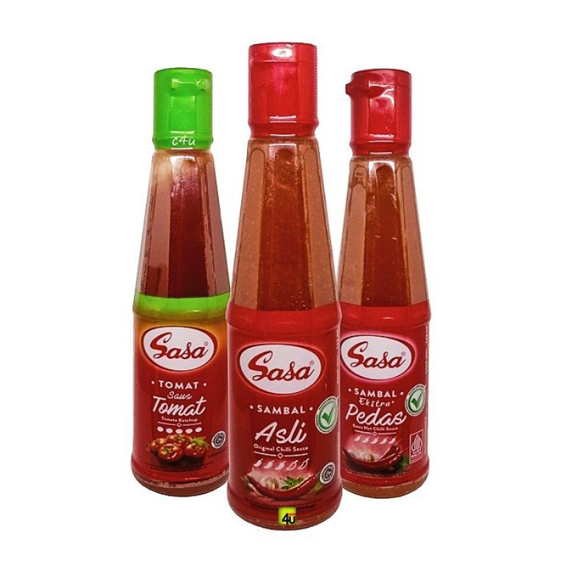 

sasa saus sambal asli tomat extra pedas 135ml 340ml