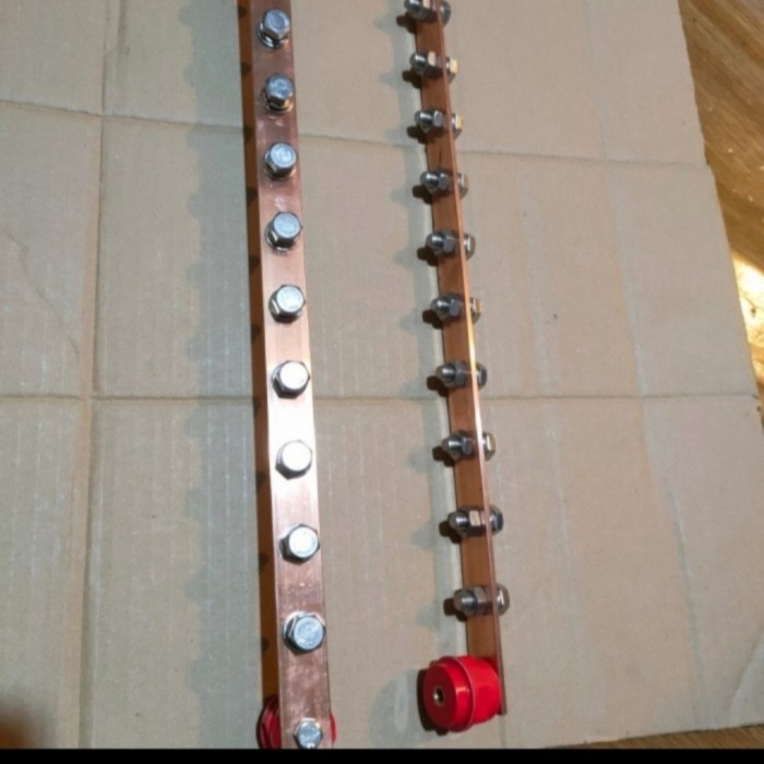 Busbar tembaga ukuran 200 x 15 x 3mm