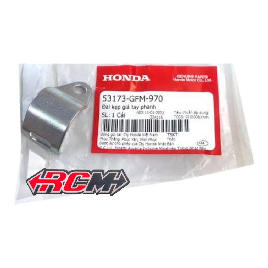 53173-GFM-970 PLAT KLEM HANDLE HENDEL HANDEL BRACKET BREKET BRAKET KIRI BEAT FI POP ECO ESP SPACY KA