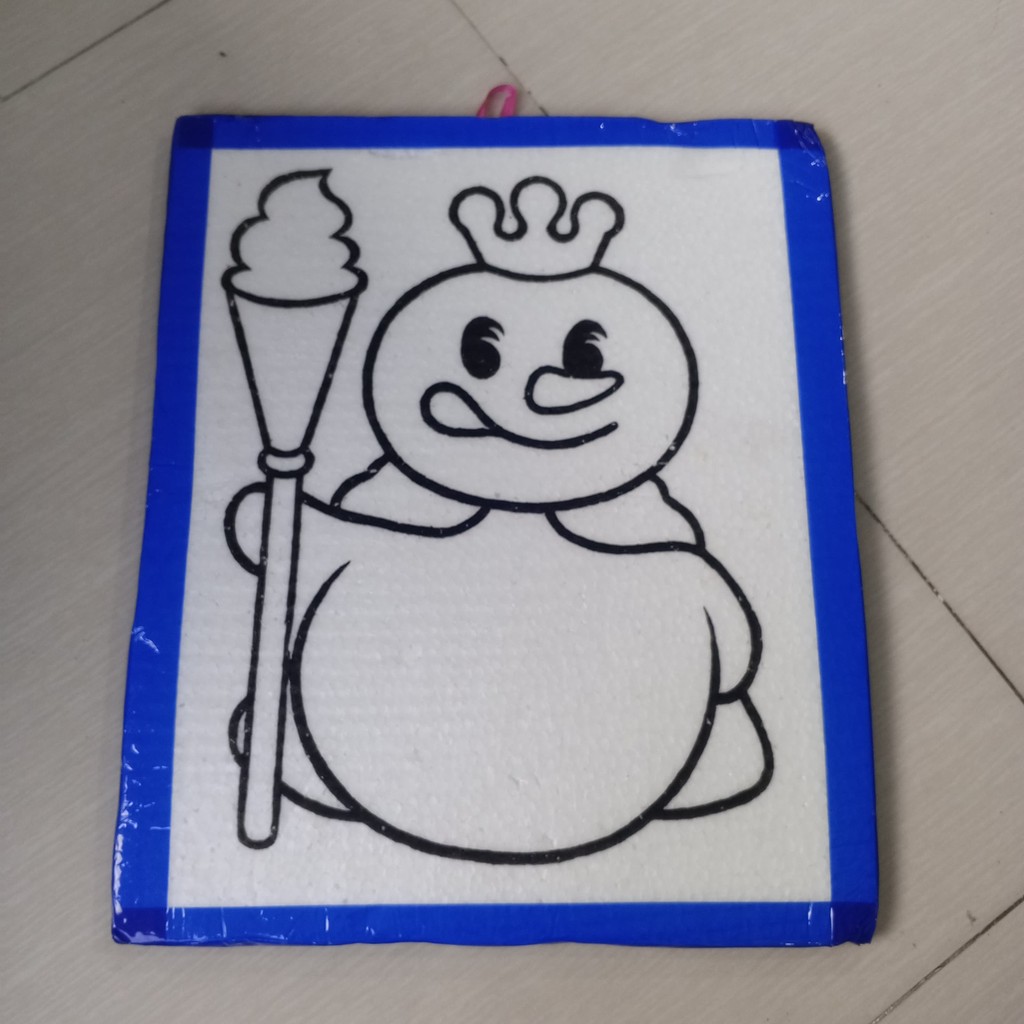 

STYROFOAM LUKIS/GABUS LUKIS ANAK POLOSAN 33X40 - MIXUE