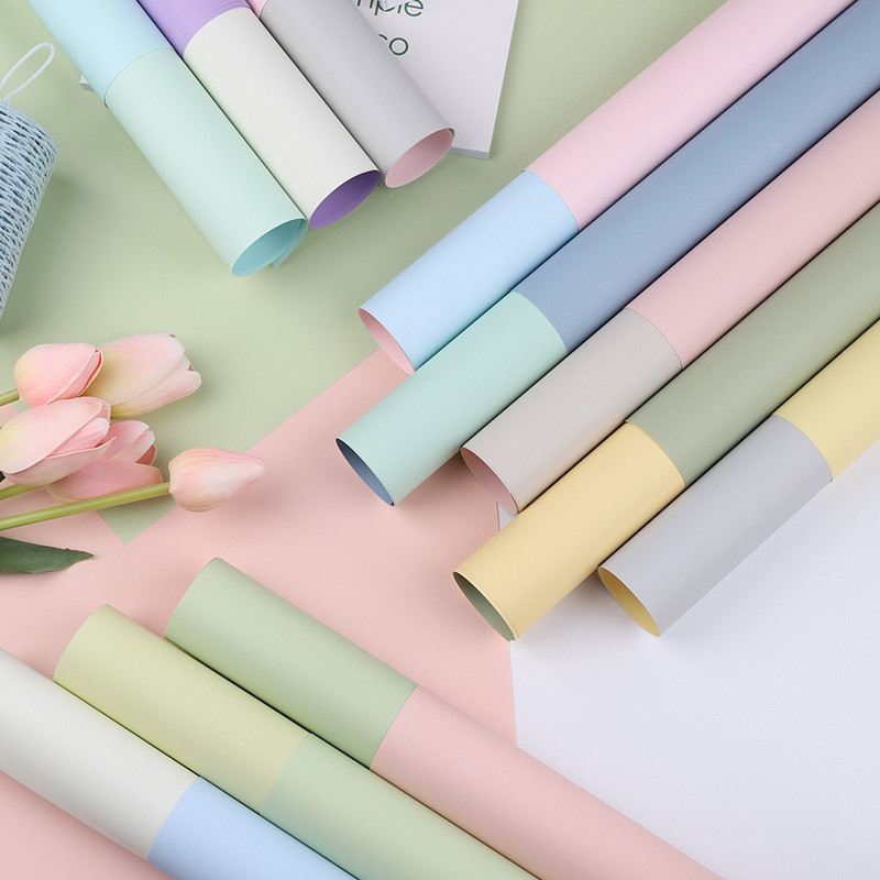 

Kertas Buket Bunga Dua Warna Flower Wrapping Paper Bicolor Cellophane Florist KB6200