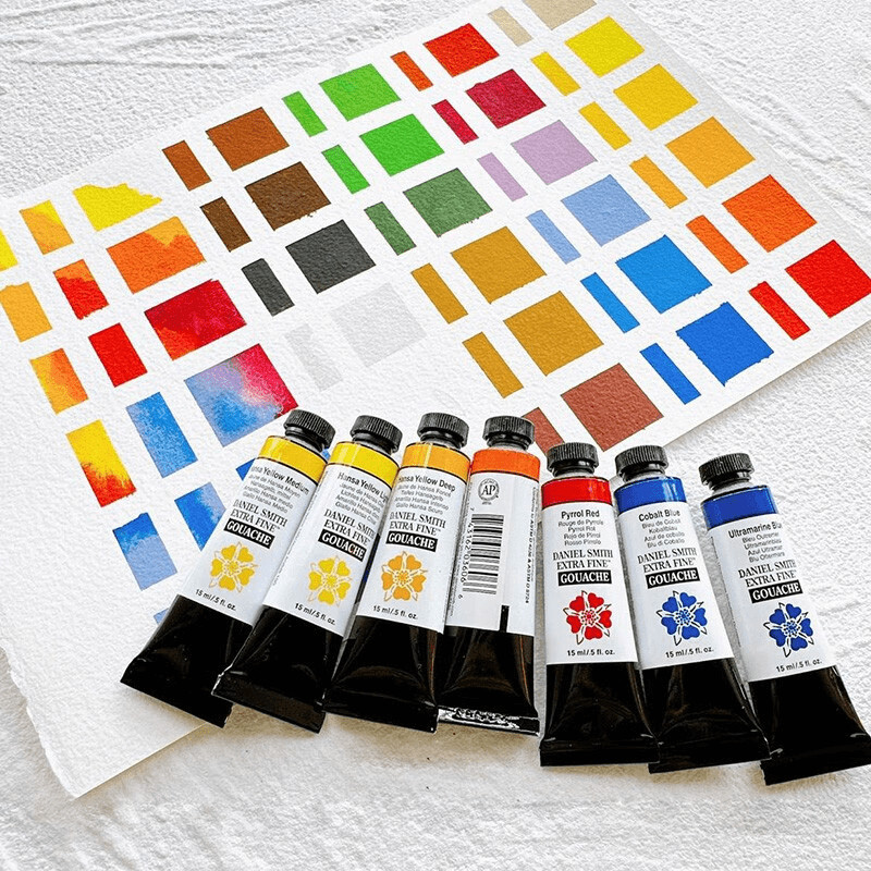 

American DANIEL SMITH Series1 Natural Mineral Extra Fine Watercolor Piant 15ml Tubes Painting Artists Drawing Supplies Acuarelas