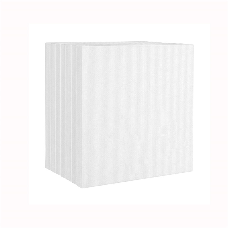 

10 PCS Stretched Canvases for Painting 8In Blank Canvas Boards Cotton Art Panels for Oil Acrylic & Watercolor Paint Wholesale XB