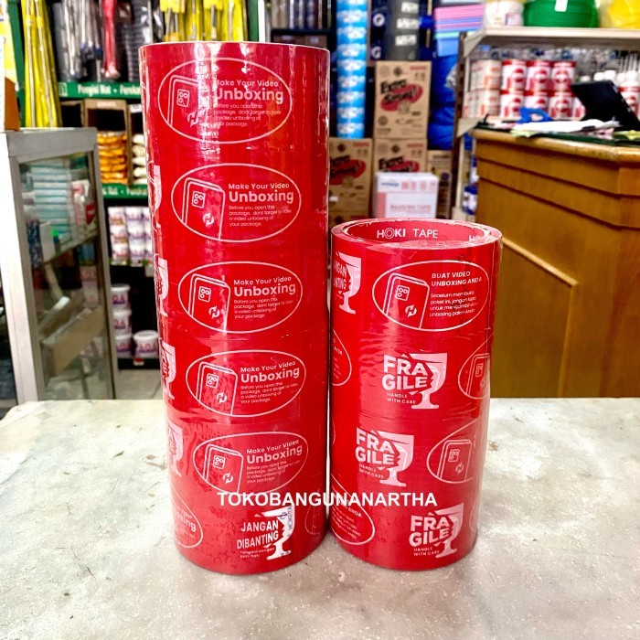 

Isolasi Jangan Dibanting / Lakban Fragile Merah