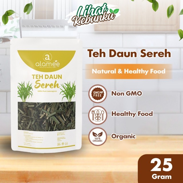 

ALAMEE Lemongrass Leaf Tea Daun Sereh Kering Teh Organik Dried 25gr LIHAT KEBUNKU