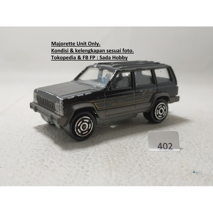 Majorette Jeep Cherokee Hitam Unit Only Minus