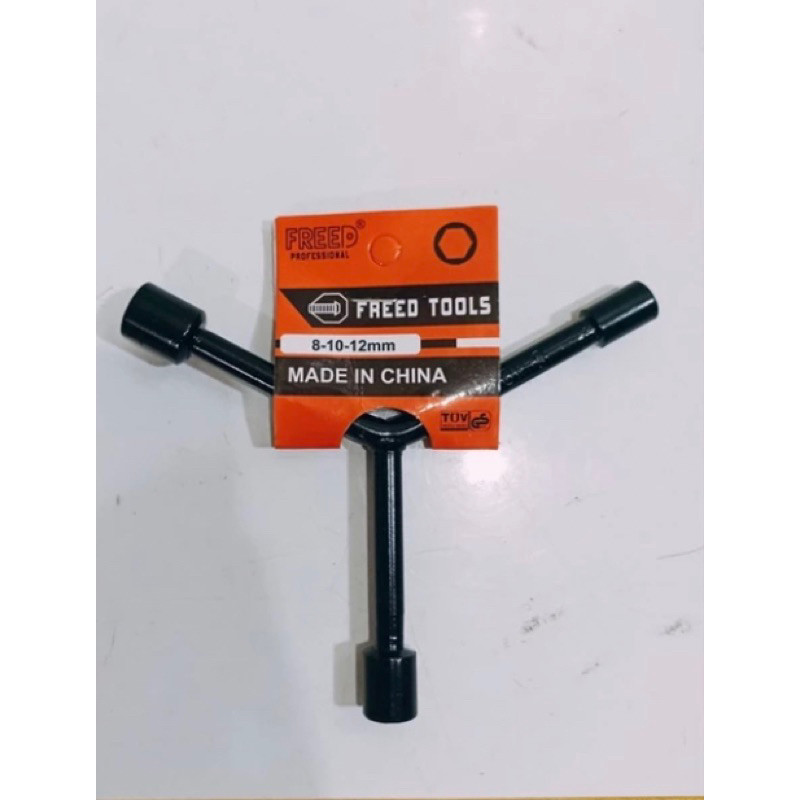 

MKS FREED kunci sok Y Hitam Pendek 8 x 10 x 12 socket wrench tekiro