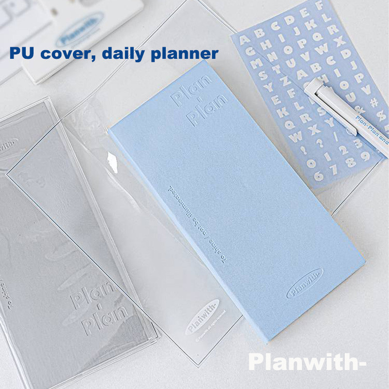 

Planwith To Do List Notepad Undated Daily Planner Notebook, Task CheckList Organizer Agenda Pad for Work Study with ABC Stickers