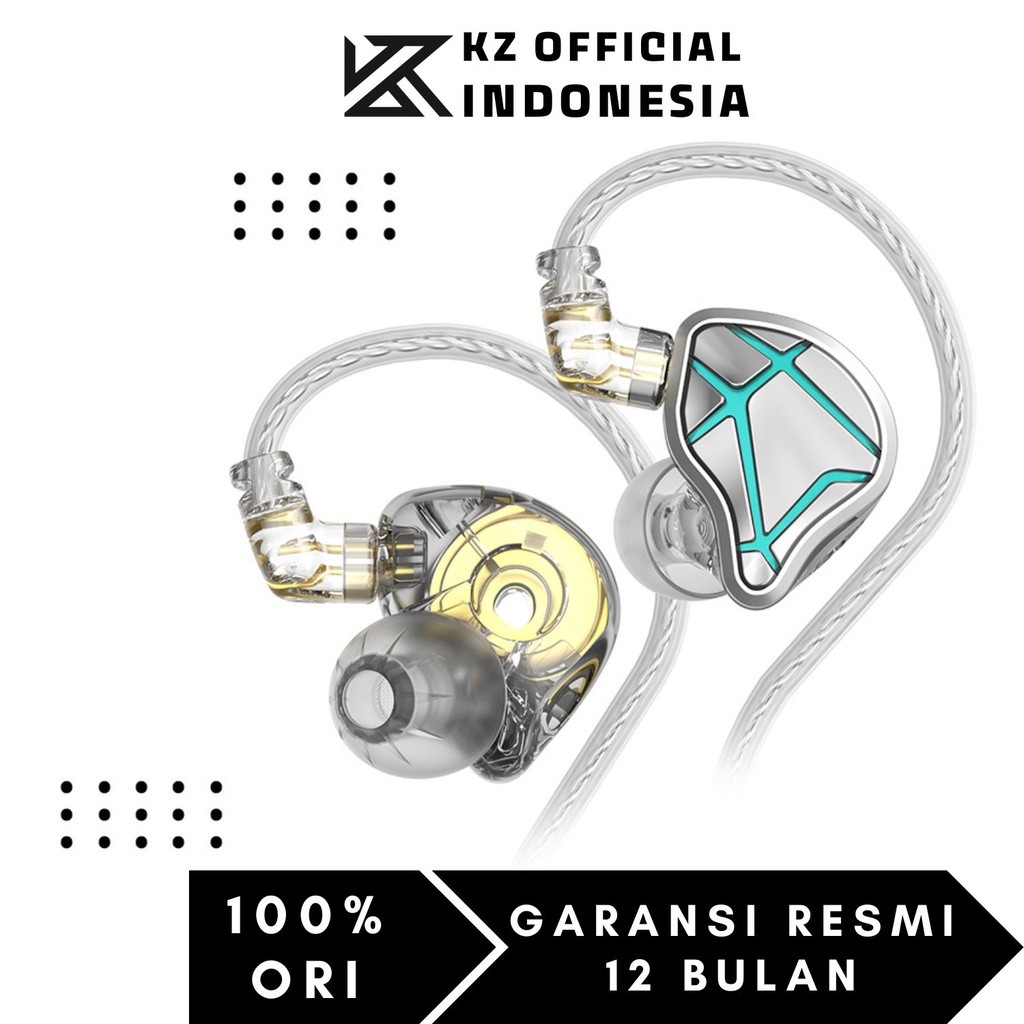 KZ ESX 10th anniversary BassHead Earphone with Mic - Garansi Resmi