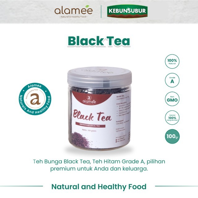 

ALAMEE Teh Hitam Black Tea Organic Kering Dried Premium
