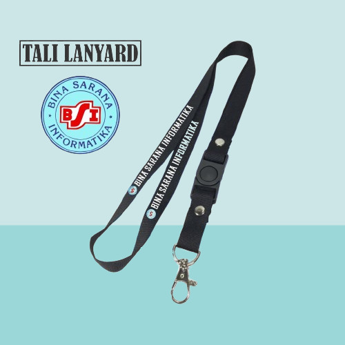 

TALI LANYARD BSI LOGO - TALI ID CARD BSI BINA SARANA INFORMATIKA KAMPUS GANTUNGAN KUNCI UNIVERSITAS BSI GANTUNGAN FLASHDISK GANTUNGAN NAMETAG TALI LANYARD BEST SELLER COD