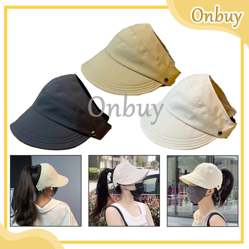 Topi Wanita Topi Pantai Wanita Berhijab Topi Golf Topi Olahraga Wanita Bucket Hat Anti UV Topi Hijab